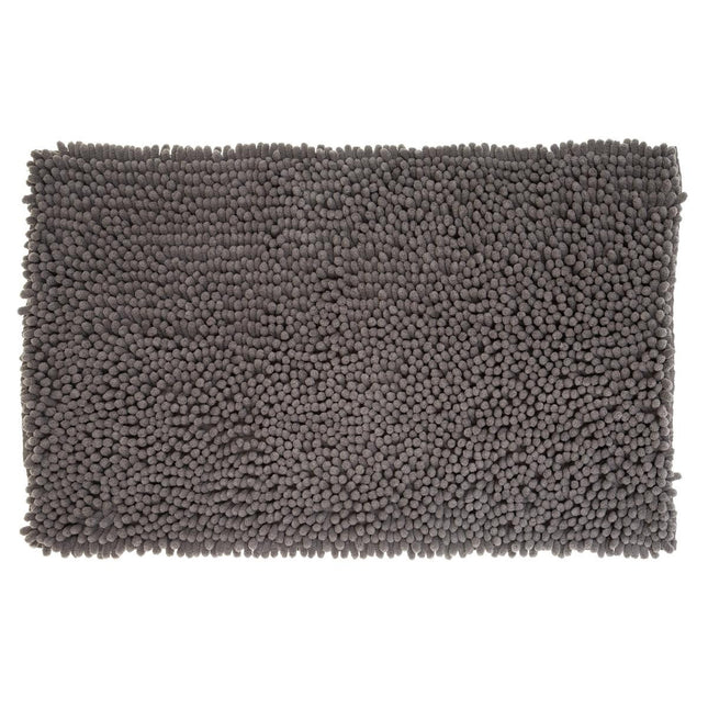 Alfombra de baño Chenille 50x80 gris pardo - 160822G