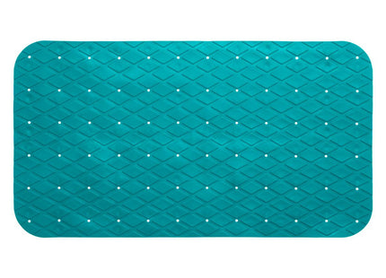 Tapete de ducha de PVC 69x39 turquesa - 160833D
