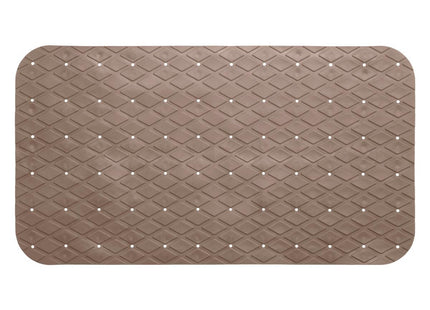 Tapete de ducha de PVC 69x39 taupé - 160833G