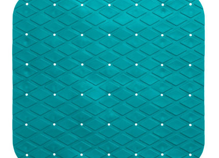 Tapete de ducha de PVC 55x55 turquesa - 160863D