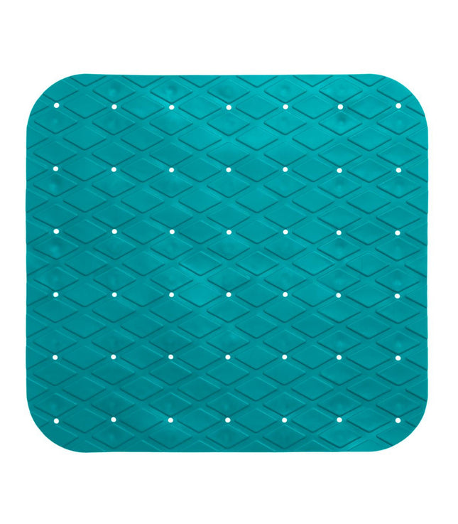 Tapete de ducha de PVC 55x55 turquesa - 160863D