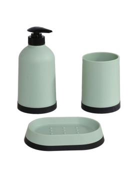 Set de baño X3 turquesa  - 160873C