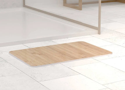 Alfombra de baño de diatomas 45x35cm natural - 160928A