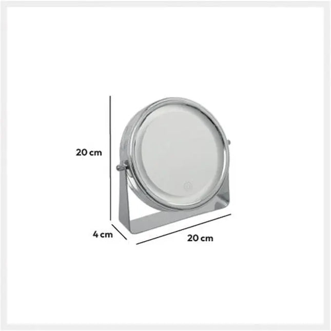 Espejo de pie LED, 20 cm de alto - 160946