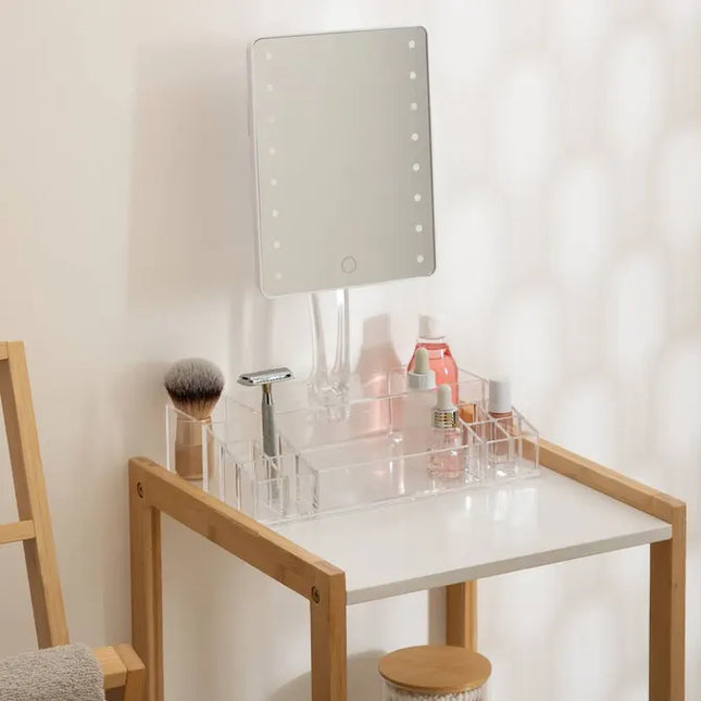 Organizador de maquillaje "Selena" con espejo LED  - 161055