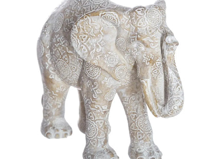 Elefante blanco en resina A15cm - 161343