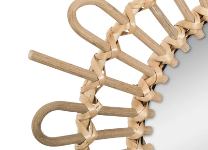 Espejo de ratán "Flore" D50cm - 162202