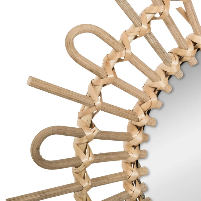 Espejo de ratán "Flore" D50cm - 162202