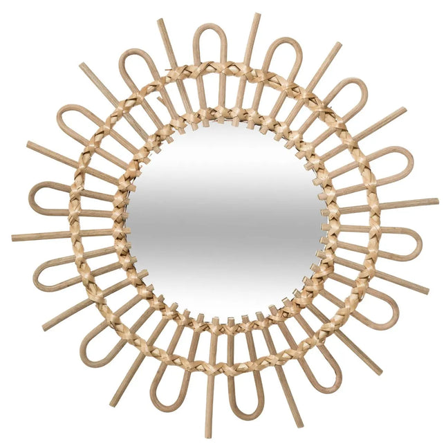 Espejo de ratán "Flore" D50cm - 162202