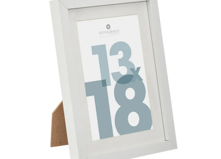 Porta retrato "Manu" de madera 13x18cm blanco - 162352B