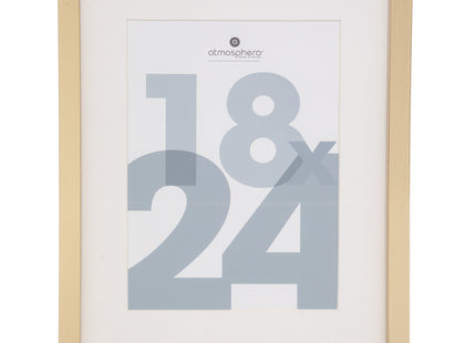 Porta retrato de madera 18x24 dorado - 162353E