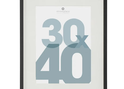 Porta retrato "Manu" de madera 30x40cm negro - 162355A