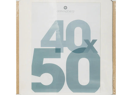 Porta retrato "Manu" de madera 40x50 natural - 162356C