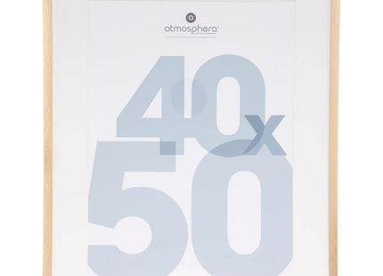 Porta retrato "Manu" de madera 40x50 gold - 162356E