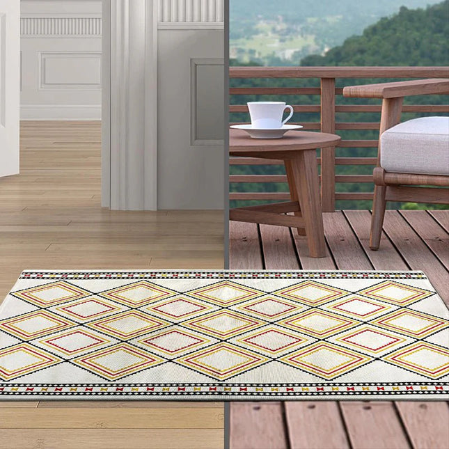 Alfombra decorativa "Nomad" exterior e interior 100x150cm - 164005F