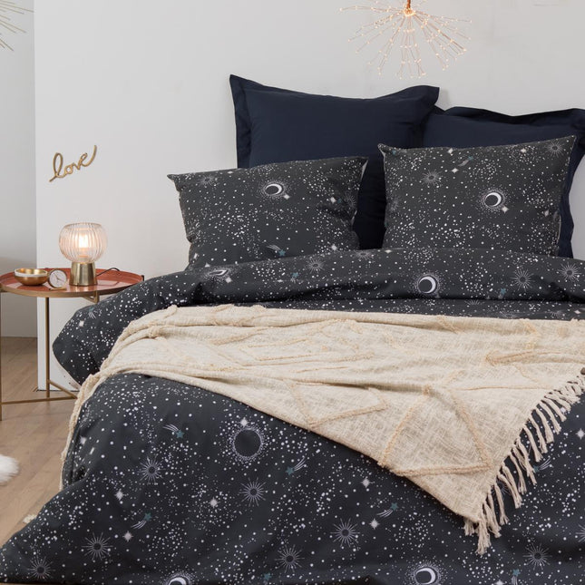 Colcha de polialgodón "Slub" Tufted y Lurrex oro 130x180cm - 164094A