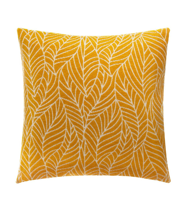Funda de almohada "Chenille" de follaje mostaza 40x40 - 164103A