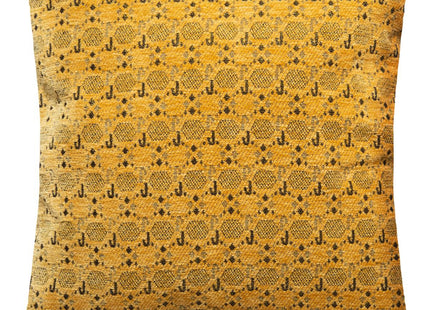 Funda de almohada "Chenille" de follaje mostaza 40x40 - 164103E