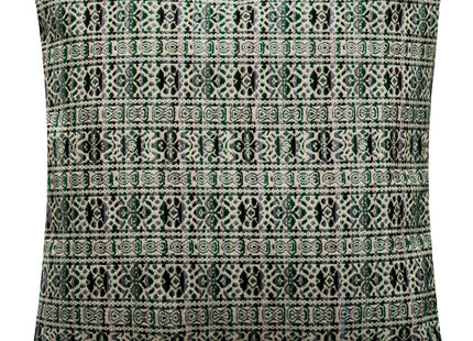 Funda "Chenille" Verde arabesco 40x40 - 164104E