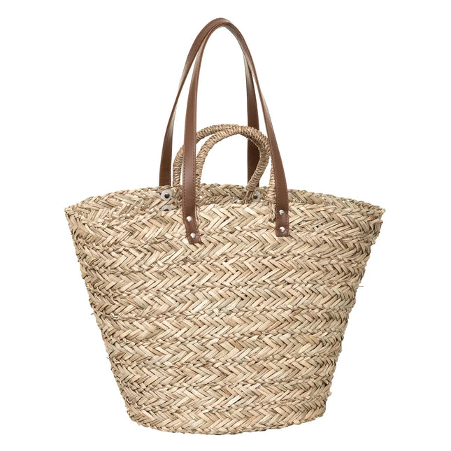 Bolso de shopping de mimbre trenzado - 164516