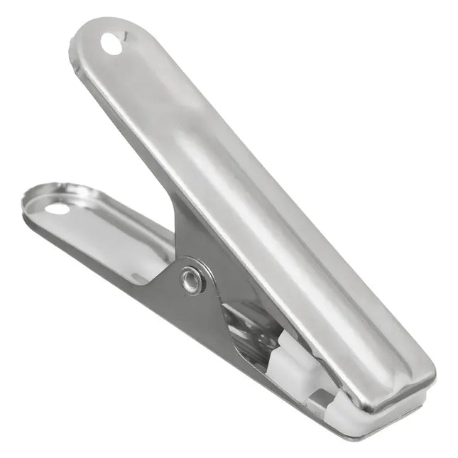 Juego de 16 pinzas para ropa de acero inoxidable - 164570