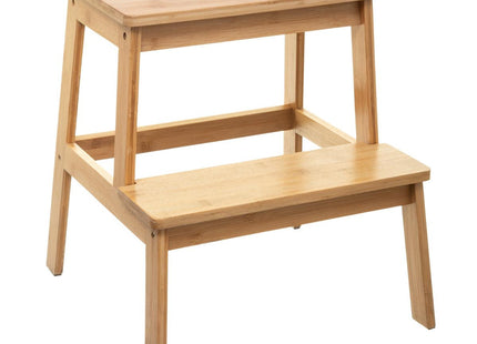 Escalera de bambú de 2 escalones - 164582