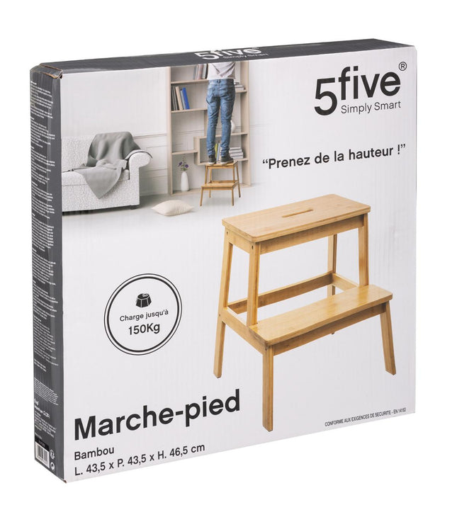 Escalera de bambú de 2 escalones - 164582