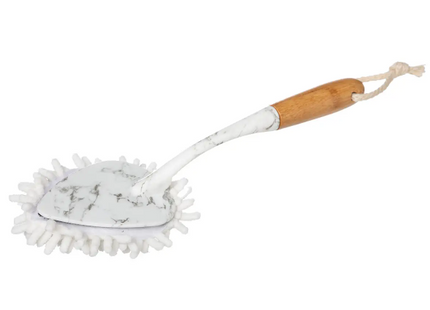 Plumero  «Marble» de bambú blanco - 164616