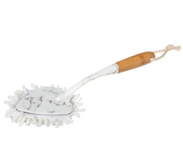 Plumero  «Marble» de bambú blanco - 164616