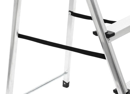 Escalera plegable de aluminio de 5 peldaños A173cm - 164620