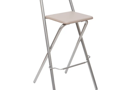 Silla alta plegable de metal A88cm - 164712