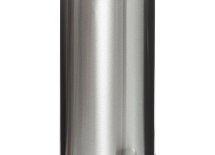 Basurero redondo de metal gris acero de 30L - 164753