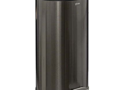 Basurero "Delta" redondo de metal de 30 litros - 164753G