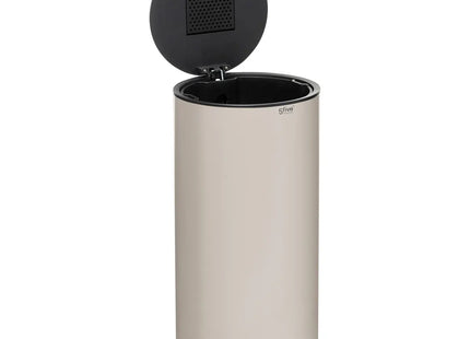 Basurero "Delta" redondo de metal arcilla de 30 litros -  164753I