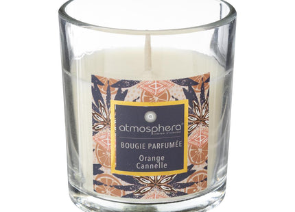 Vela perfumada110gr en tarro cristal "Naranja canela" - 164805K