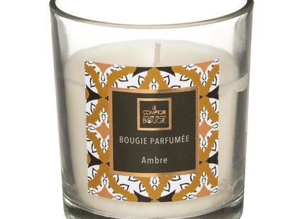 Vela perfumada110gr en tarro cristal "Ámbar" - 164805M