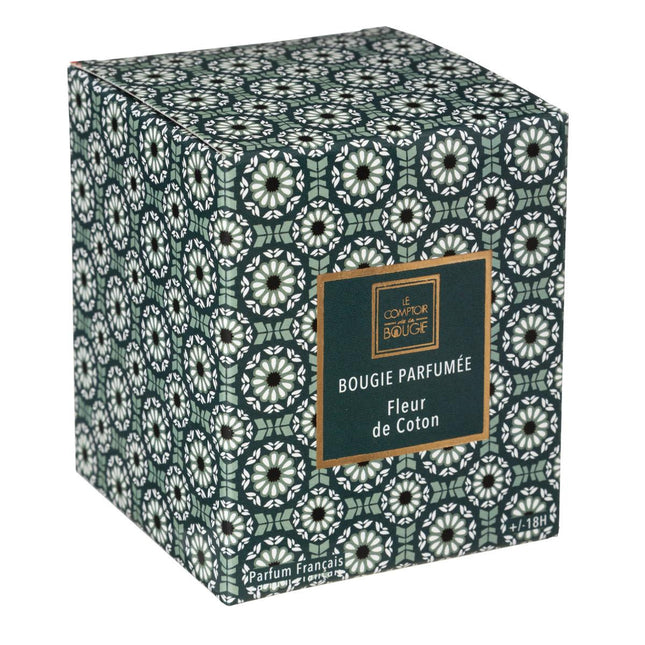 Vela perfumada110gr en tarro cristal "Flor de algodón" - 164805N