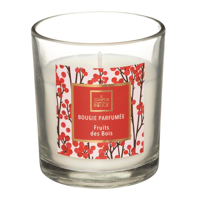 Vela perfumada110gr en tarro cristal "Frutos del bosque" - 164805O