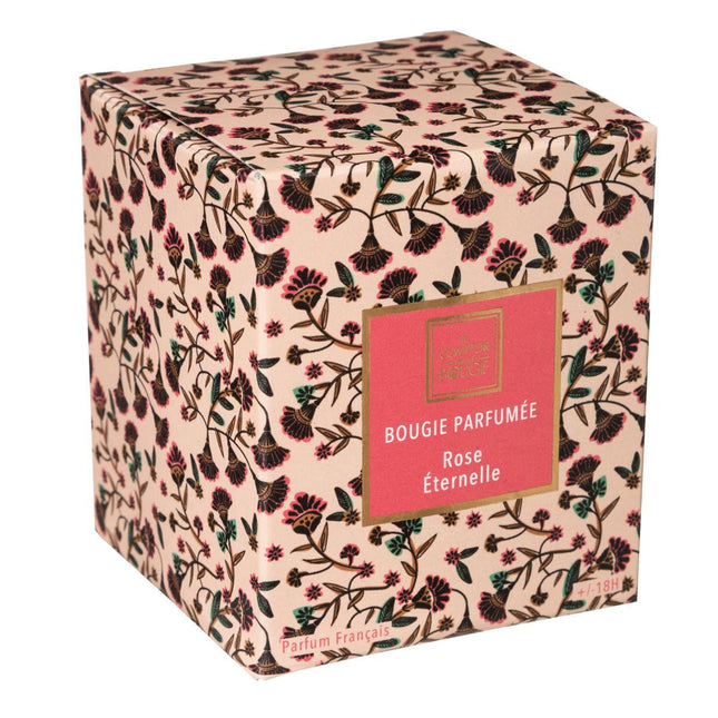 Vela perfumada110gr en tarro cristal "Rosa eterna" - 164805P