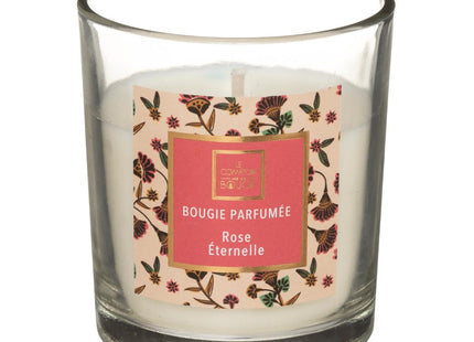 Vela perfumada110gr en tarro cristal "Rosa eterna" - 164805P