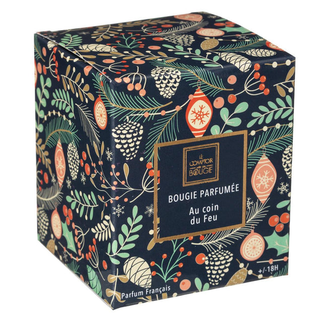 Vela perfumada110gr en tarro cristal "En la chimenea" - 164805R