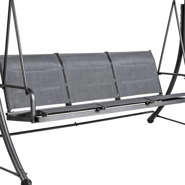 Columpio de acero de 3 plazas "Lako" - 165019