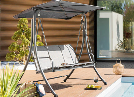 Columpio de acero de 3 plazas "Lako" - 165019