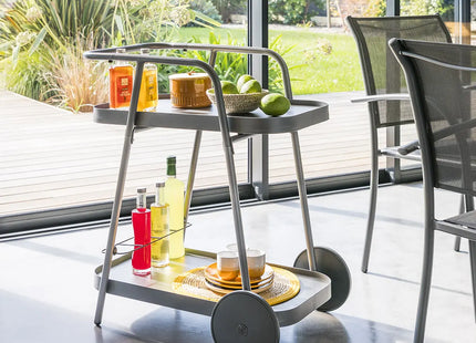 Carrito “Easiness” L72 x P50cm en aluminio - 165278A