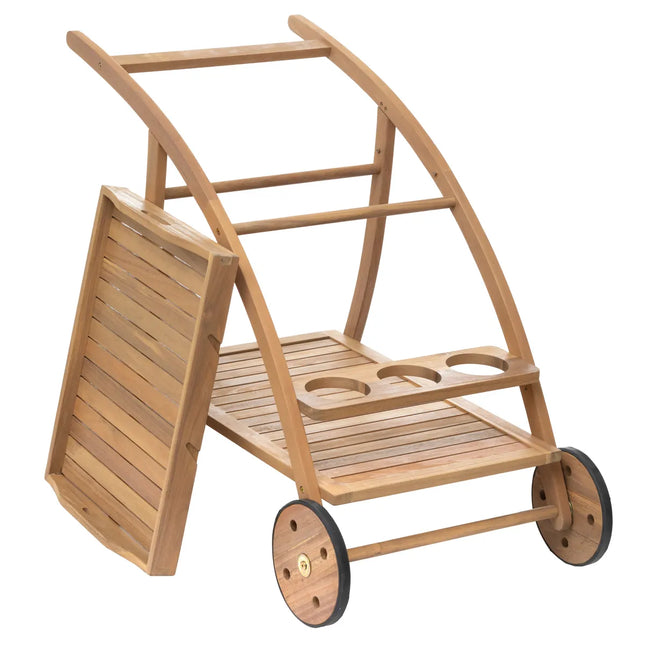 Carrito “Tiwi” en madera de acacia - 165283