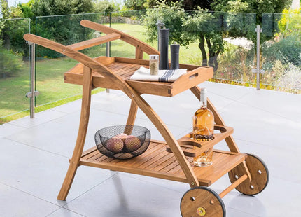 Carrito “Tiwi” en madera de acacia - 165283