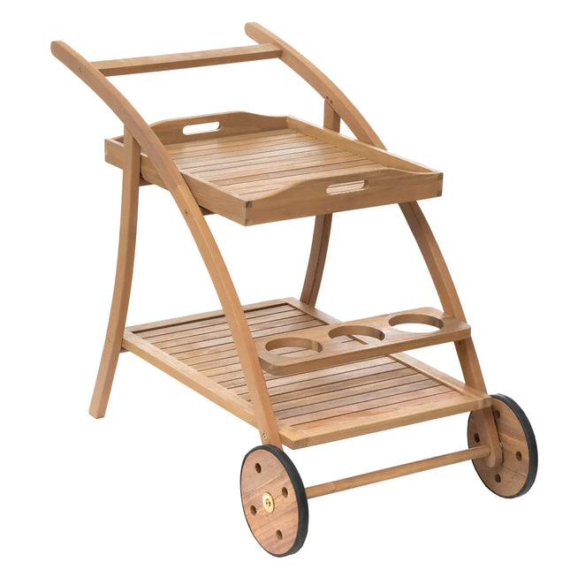 Carrito “Tiwi” en madera de acacia - 165283