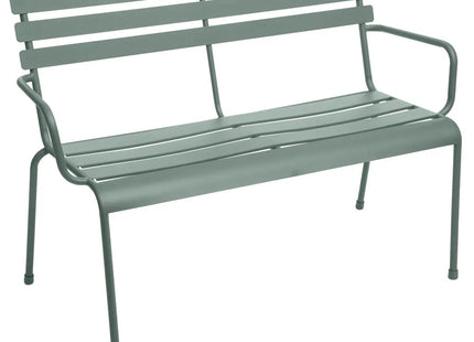 Banco de jardín de barro "Greensboro" 2 plazas verde - 165331