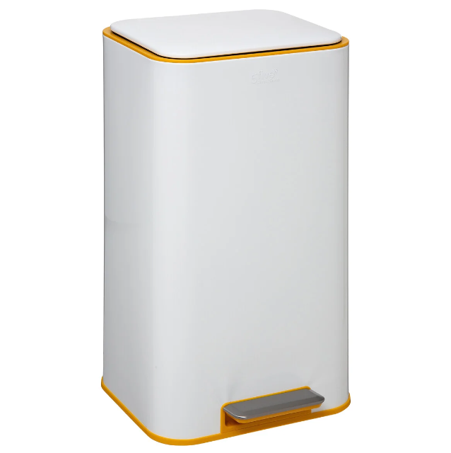 Basurero de metal 30L safir blanco - 165404E