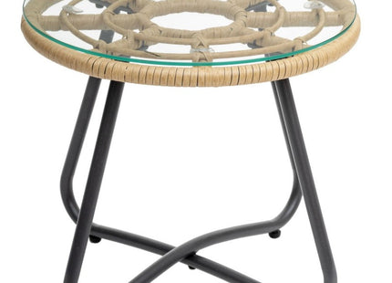 Muebles de jardín con efecto ratán "Lambada" 2 lugares - 165577